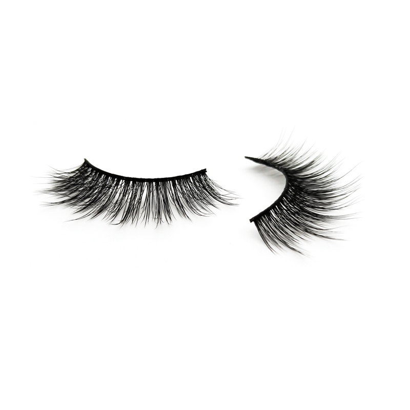 Reusable Synthetic Fiber Material eyelash 100% Handmade  JH24